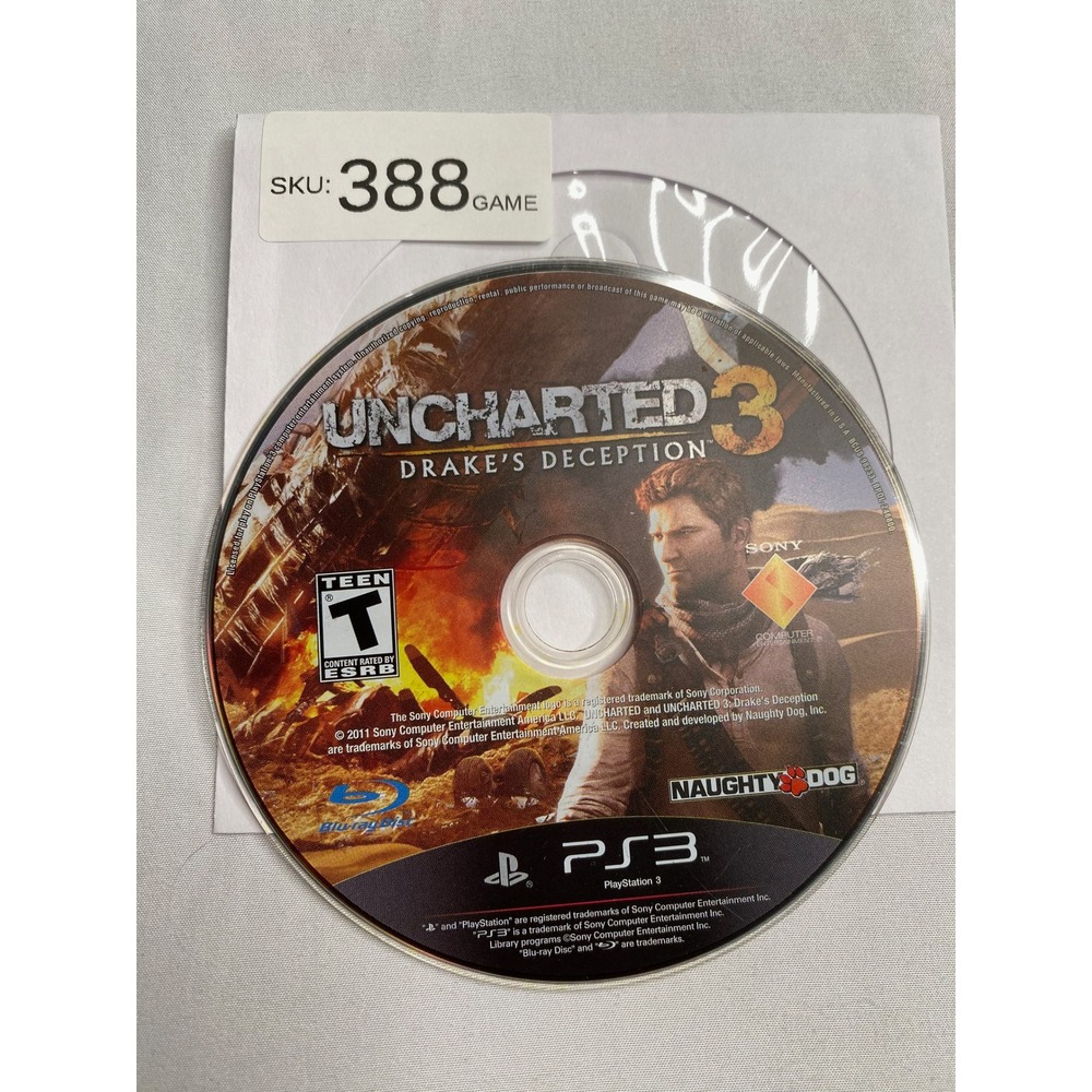 Uncharted 3 Drakes Deception Sony PlayStation 3